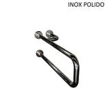 05. Barra de Apoio Lateral Fixa Esquerda Inox - Leve vida