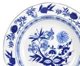 06 Prato De Sobremesa Cebolinha Porcelana Schmidt