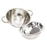 1 Escorredor de Massa e 1 Lava Arroz Inox - Hypem