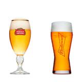 1 Taça Stella Artois 250ml + 1 copo Budweiser 400ml - Ambev