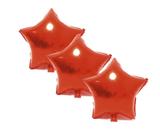 10 Balão De Coração Morango Metalizado 45 Cm 18" - Festas decor