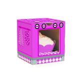 10 Caixas Cupcake Fogãozinho Pink Decoração Festas - Cromus