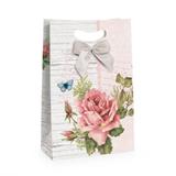 10 Caixas Para Presente Floral Branco M Festa - Cromus
