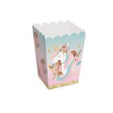 10 Caixas Pipoca Unicórnio Pp 5,5X5,5X9Cm - Cromus