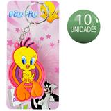 10 Chaveiros Divertidos Piu Piu Looney Tunes Warner Bros lembrancinha Festa - Amacom