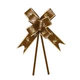 10 Laços Decorativo Cacau Pascoa 32Mm Marrom - Cromus pascoa