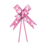 10 Laços Decorativo Coelho Pascoa 18Mm Rosa - Cromus pascoa