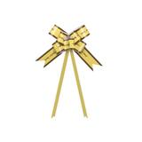 10 Laços Decorativo Com Carinho Bolas Pascoa 18Mm Amarelo - Cromus pascoa