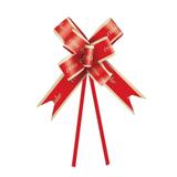 10 Laços Decorativo Com Carinho Pascoa 32Mm Vermelho - Cromus