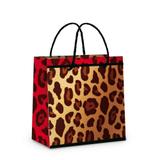 10 Mini Sacolas Para Presente Leopard Festas - Cromus