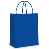10 Sacolas Lembrancinhas Presentes Liso Azul Gg Festa - Cromus