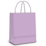 10 Sacolas Lembrancinhas Presentes Liso Lilas Pqn Festa - Cromus