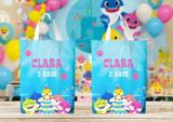 10 Sacolinhas Lembrancinha Baby Shark - Blank art studio