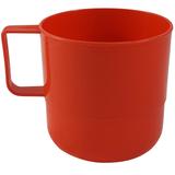 100 Canecas Copos Plástico Escolar Refeitório Lanche Merenda Vermelho - Zanline