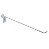 100 Expositores Canaletado 4,5mm Branco Gancho Cabide Loja 30cm - Zanline