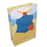 100 Sacolas De Papel Branca De Neve 25x17x6cm Bolsa Festa - On store