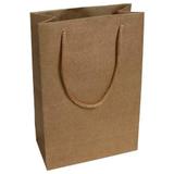 100 Sacolas De Papel Kraft Presente 25x17x6cm Bolsa Festa - On store
