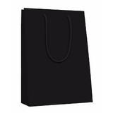 100 Sacolas De Papel Preta 25x17x6cm Bolsa Festa - On store