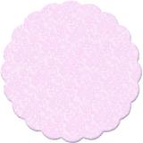 100 Toalhas Para Bandeja Renda Francesa Rosa 7cm Decoração Festas - Cromus