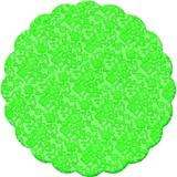 100 Toalhas Para Bandeja Renda Francesa Verde Escuro 7cm Decoração Festas - Cromus