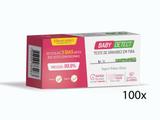 100 unidades Autoteste de Gravidez Baby Detect em Tira