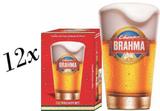 12 Copos Brahma Chopp 350ml - Embalagem Individual