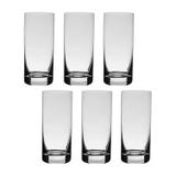 12 Copos Longos De Cristal Para Água 300ml Linha Barline Bohemia Cristal