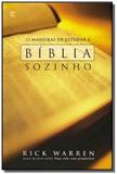 12 maneiras de estudar a biblia sozinho - Vida