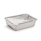 12 Marmitinhas C/Tampa 8,5X6,5X2,5Cm Liso Prata Dec. Festas - Cromus