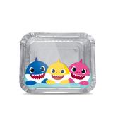 12 Marmitinhas Médias de Alumínio Baby Shark 8,5x6,5x2,5cm - Cromus