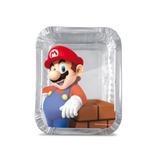 12 Marmitinhas Super Mario 8,5X6,5X2,5Cm Dec. Festas - Cromus