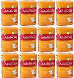 12 Pacotes de Fralda Geriátrica Adultcare Premium XG