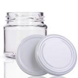 12 Potes De Vidro Mini Belém 150 Ml Tampa Branca + Lacre - Empório pack