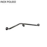 15. Barra de Apoio Horizontal em L - 90 - Inox - Leve vida