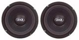 2 Alto Falante Qvs Medio Grave 6 Polegadas Woofer 6MGS150 8 Ohms - Qvs áudio eletrônicos