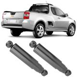2 Amortecedor Chevrolet Montana 2010 a 2015 Traseiro Nakata