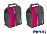2 Bolsa Térmica Lunch Pop 4,2l Rosa Marmita Lancheira Soprano