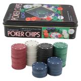 2 Caixas De Fichas De Plástico Para Poker 200 Pças - Clink