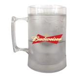 2 Caneca Chopp Cerveja Acrílico Gel Térmico Congela 430ml Budwiser - Relobraz