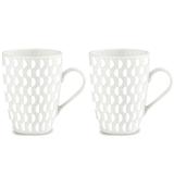 2 Canecas Xícara Cerâmica Corona Smartech Curvas 320ml Yoi
