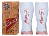 2 Copos De Cerveja Budweiser 400ml - Caixa Individual - Ambev