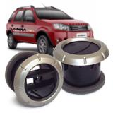 2 Difusor Central Ou Lateral De Ar Do Painel Prata Autoplast Ecosport 2008 A 2012 Kit1643