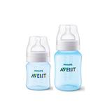 2 Mamadeiras Avent 125/260ml Anticólica Classic+ Azul Avent - Philips avent