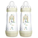 2 MAMADEIRAS EASY START BOTTLE MAM - 320ml + 2 BICOS Nº 1