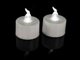 2 Mini Vela Eletrônica Decorativa Artificial Led Luz Amarela - Premier