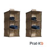 2 Organizador Vertical Para Closet Roupas Sapatos 3 - Pratk