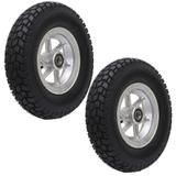 2 Rodas aro 8 Com Pneu 4.80/4.00 8 Levorim - Mademil