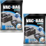 2 Sacos À Vácuo Vac Bag Ordene Trip 60x40 Roupas Mala Viagem