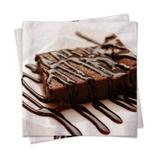 20 Guardanapos Bolo De Chocolate 33X33Cm Dec. Festas - Cromus