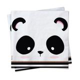 20 Guardanapos Papel Mesa Panda Close 25X25Cm - Cromus